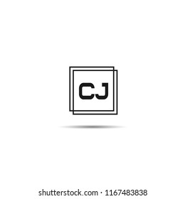 Initial Letter CJ Logo Template Design