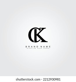 Initial Letter CK Logo - Simple Business Logo
