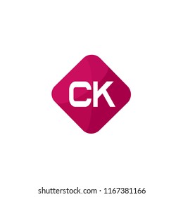 Initial Letter CK Logo Template Design