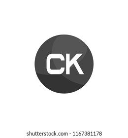 Initial Letter CK Logo Template Design