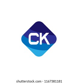 Initial Letter CK Logo Template Design