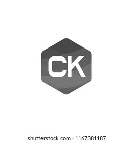 Initial Letter CK Logo Template Design