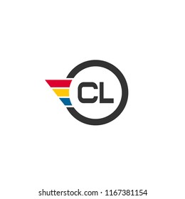 Initial Letter CL Logo Template Design