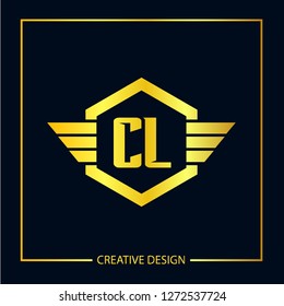 Initial Letter CL Logo Template Design