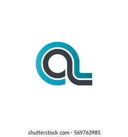 Initial Letter CL OL Linked Design Logo