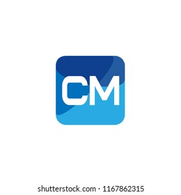 Initial Letter CM Logo Template Design