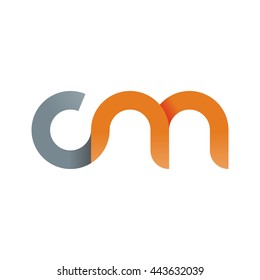 Initial Letter Cm Modern Linked Circle Stock Vector (Royalty Free ...