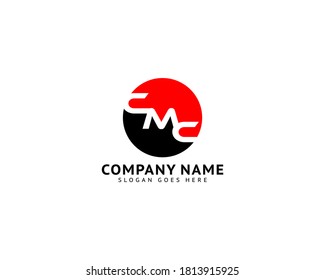 Initial Letter CMC Logo Template Design