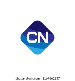 Initial Letter CN Logo Template Design
