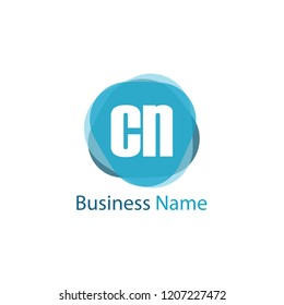 Initial Letter CN Logo Template Design