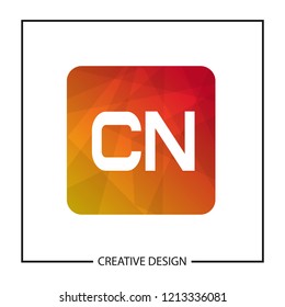 Initial Letter CN Logo Template Design