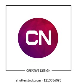 Initial Letter CN Logo Template Design