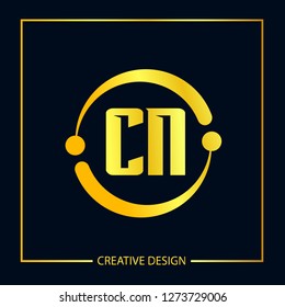 Initial Letter CN Logo Template Design