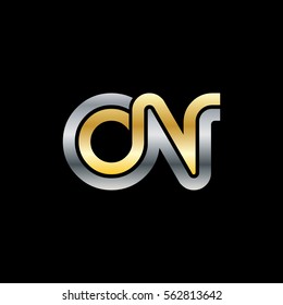 Initial Letter CN ON Linked Design Logo