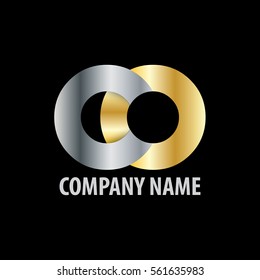 Initial Letter CO Design Logo