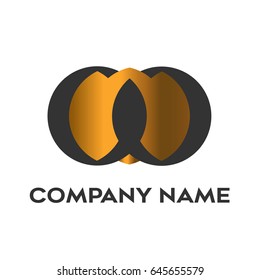 Initial Letter CO Icon Logo Vector with elegant black and gold template