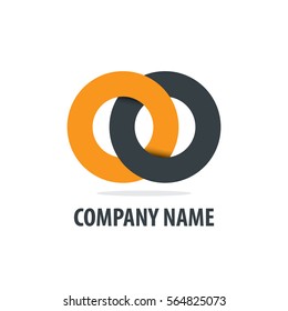 Initial Letter CO Linked Design. Abstract Connect Design Logo.