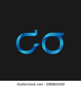 Initial Letter CO Logo Design