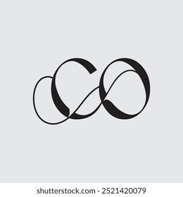Initial letter co logo design