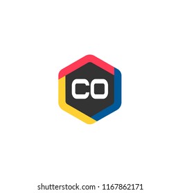 Initial Letter CO Logo Template Design