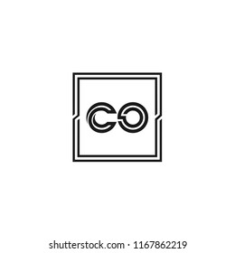 Initial Letter CO Logo Template Design