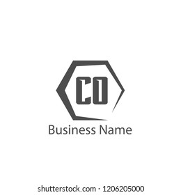 Initial Letter CO Logo Template Design