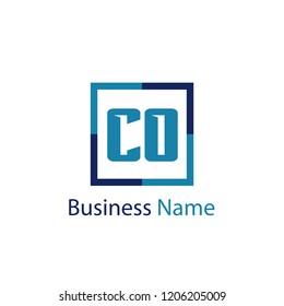 Initial Letter CO Logo Template Design
