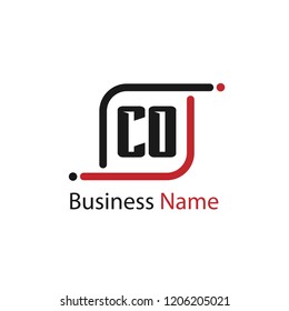 Initial Letter CO Logo Template Design