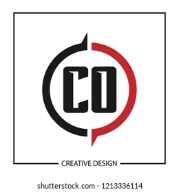 Initial Letter CO Logo Template Design