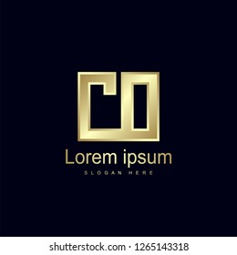 Initial Letter CO Logo Template Vector Design