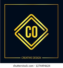 Initial Letter CO Logo Template Design