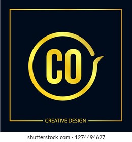 Initial Letter CO Logo Template Design