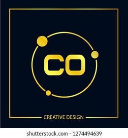 Initial Letter CO Logo Template Design