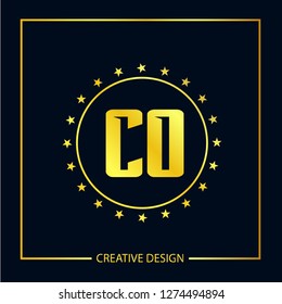 Initial Letter CO Logo Template Design
