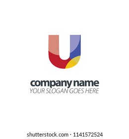 Initial Letter Colorful Design Logo