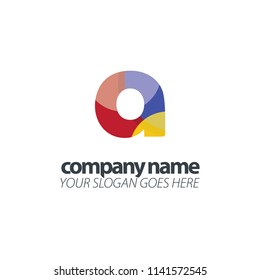 Initial Letter Colorful Design Logo