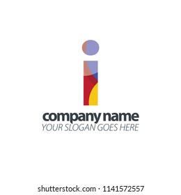 Initial Letter Colorful Design Logo