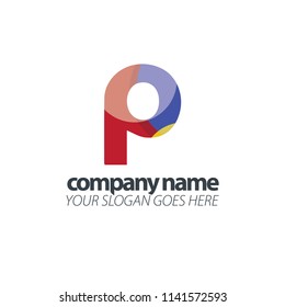 Initial Letter Colorful Design Logo