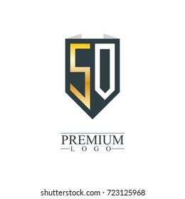 Initial Letter SO Company Design Logo Template