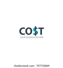 Initial Letter Cost Design Logo