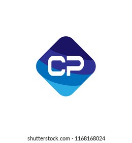 Initial Letter CP Logo Template Design