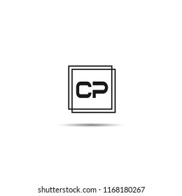 Initial Letter CP Logo Template Design