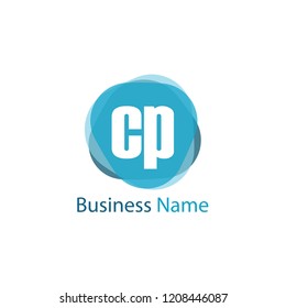 Initial Letter CP Logo Template Design