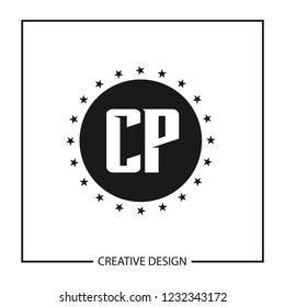 Initial Letter CP Logo Template Design