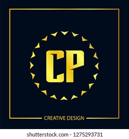 Initial Letter CP Logo Template Design