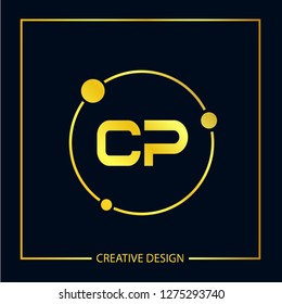 Initial Letter CP Logo Template Design
