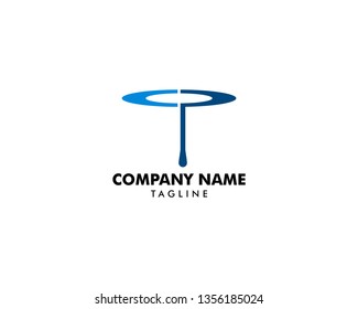Initial Letter CP Logo Template Design