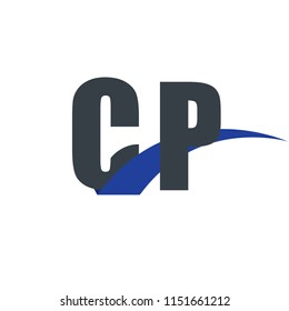 Initial Letter Cp Overlapping Design Logo Stock Vector (Royalty Free ...