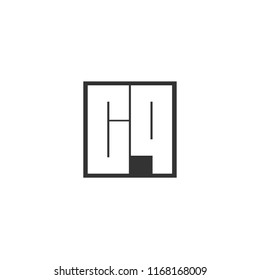Initial Letter CQ Logo Template Design