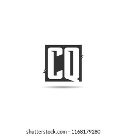Initial Letter CQ Logo Template Design
